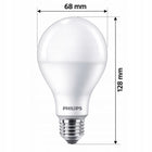 6x Żarówka LED E27 philips A68 19W = 120W 2000lm 4000K neutralna mocna źródło światła do lamp, klasyczny kształt, białe