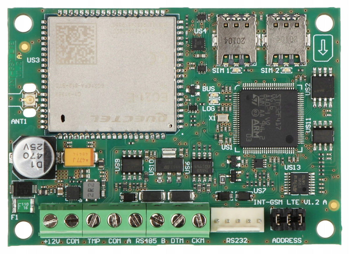 Moduł komunikacji GSM LTE satel int-gsm LTE SIM integra nadajnik do centrali alarmowej, zdalne powiadomienia o alarmie