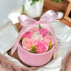 Flower BOX kwiaty mydlane bukiet kwiatów w pudełku prezent flowerbox róże dekoracja do wnętrz, upominek na urodziny