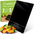 Waga Kuchenna Dotykowa Elektroniczna Kieszonkowa Precyzyjna 10kg 1g Tara czarny metal, szkło, tworzywo sztuczne