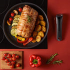 Patelnia głęboka Ingenio Unlimited 24 cm indukcja L7633502 naczynie do smażenia, z odpinanym uchwytem