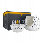 Kominek Zapachowy Ceramiczny Bilovit do Olejków Eterycznych Nakrapiany do aromaterapii, podgrzewacz do wosków