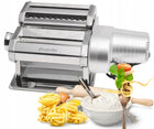 Elektryczna automat maszynka do robienia makaronu wałkowania ciasta 2w1 do spaghetti i lasagne, kuchenne urządzenie do