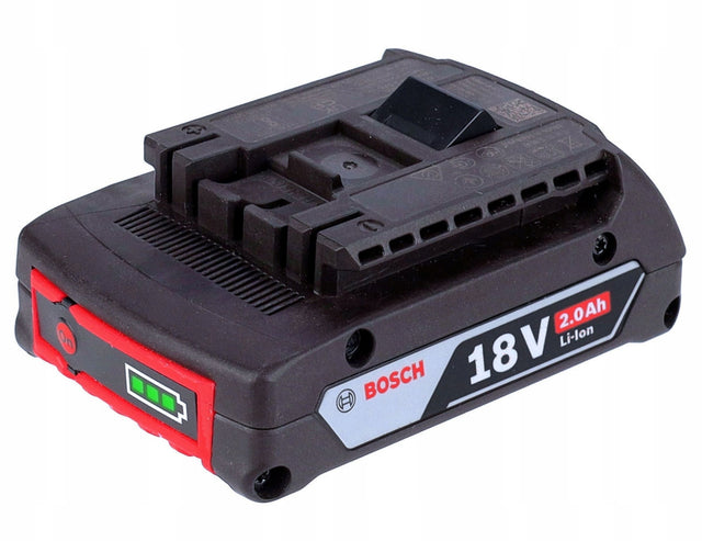 Akumulator 18V 2,0Ah GBA bosch ze wskaźnikiem naładowania bateria litowo-jonowa do elektronarzędzi, zasilanie narzędzi bezprzewodowych