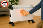 Grzejnik elektryczny konwektorowy farelka termostat 2000W energooszczędny ogrzewacz pokojowy do domu i biura, biały