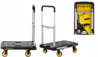 Stanley wózek transportowy platformowy składany 120kg SXWT-PC517 do przewożenia paczek, towarów i bagażu, czarny