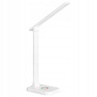 LAMPKA na BIURKO biurkowa nocna szkolna RGB DOTYKOWA podświetlenie REGULACJ lampa LED ściemniana 34 cm biała do