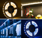 Taśma LED czujnik ruchu na baterie + USB do szafy mebli pod łóżko 300cm 3m podświetlenie wnętrz, ciepła barwa światła