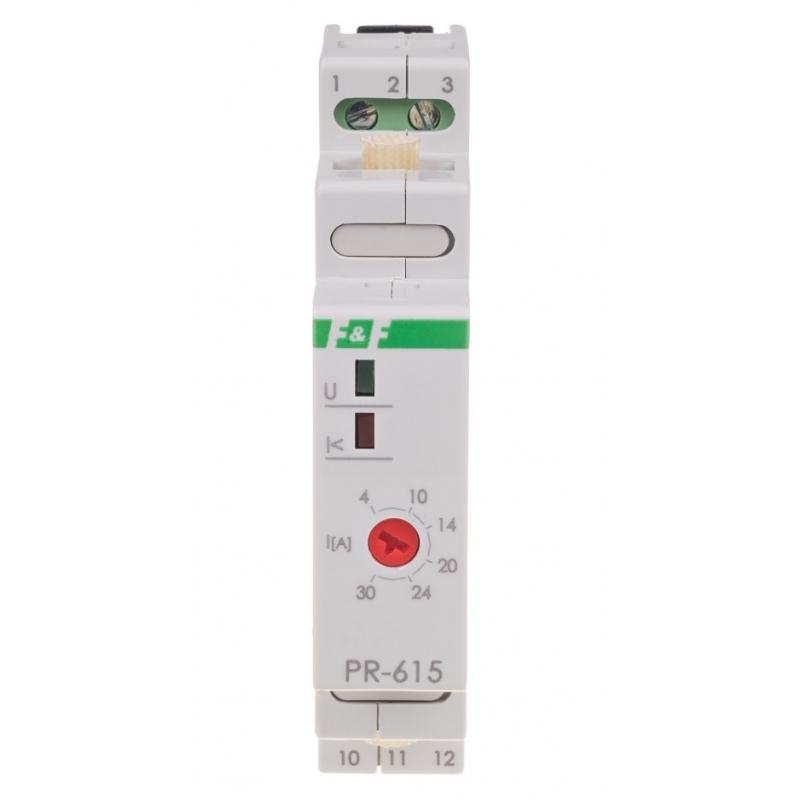 F&F Przekaźnik priorytetowy,montaż na szynie 230V 1NO/NC PR-615 przełączający do instalacji elektrycznej