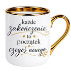Kubek na odejście z pracy urodziny motywujący prezent dla kolegi koleżanki ceramiczne naczynie 330 ml do kawy i herbaty
