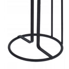 Stojak na papier toaletowy Uchwyt Loft Czarny Metalowy 54cm Stabilny wolnostojący do łazienki, wieszak rolki WC