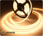 Taśma LED Neon COB 12V 11W/m 8mm 480 diod 2700K amber bardzo ciepła - 5m pasek świetlny do podświetlenia wnętrz