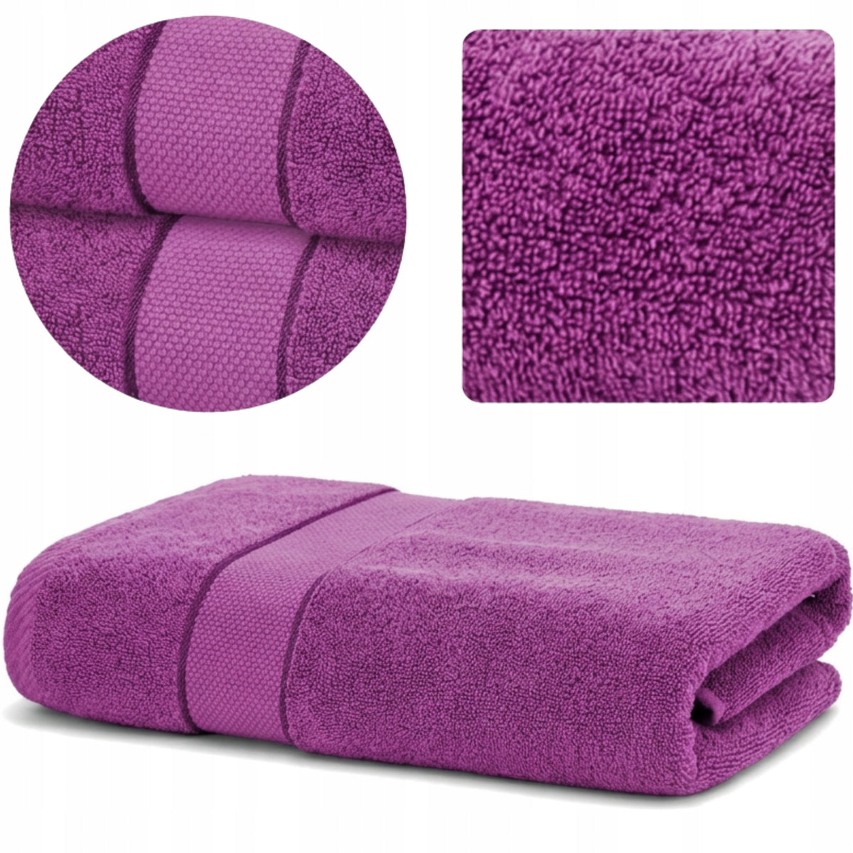 Ręcznik kąpielowy 70x140 15KOLORÓW 100 bawełna 500g duży gruby hotelowy SPA tekstylia łazienkowe, szybkoschnący, z
