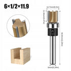 FREZ PROSTY Z ŁOŻYSKIEM KOPIUJĄCY DO DREWNA MDF 3Z 12,7x11,9MM TRZPIEŃ 6MM palcowy do tworzyw sztucznych, frezarki