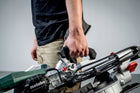Metabo KGS 216 M Ukośnica Kapówka Pilarka z Funkcją Posuwu 216 mm 1200W szerokość cięcia 305 mm, głębokość 70 mm