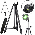 Statyw trójnóg do lasera krzyżowego poziomicy tripod libella+adapter 160cm do niwelatora, teleskopowy, gwint 5/8 cala