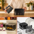 Frytkownica beztłuszczowa tefal Easy Fry Silence EY846HE 7l 1800W Air Fryer szary