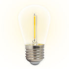 10x Żarówka LED E27 ST14 filament 1W biały ciepły 2700K edison do girland dekoracyjna 100 lm, ozdobne źródło światła na
