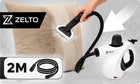 Myjka Parowa Parownica Czyścik Ciśnieniowy Do Okien Tapicerki Fug Moc 1050W 350 l