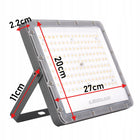 Halogen LED naświetlacz lampa 150W 15000lm Premium reflektor zewnętrzny oprawa IP65 światło neutralne 4500K do garażu
