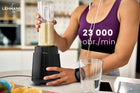 Blender kielichowy do smoothie koktajli 1200W miksuje kruszy LÓD 2x bidony