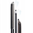 Wieszak łazienkowy na ręczniki stojak metalowy do łazienki suszarka loft drążek 440 mm 740 mm czarny