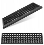 Wycieraczka pod drzwi Mata Wejściowa Zewnętrzna Mocna PCV 3D Siatka 60x90cm czarna 10 mm uniwersalna
