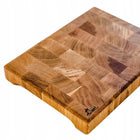 Deska do krojenia sztorcowa drewniana 40x30x5cm dębowa solidna Stodesek blok rzeźnicki kuchenny, powierzchnia robocza