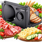 Krajalnica elektryczna slicer chleb wedliny sery regulacja severin AS9578 100 w czarny