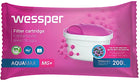 4x filtr wessper magnez aquamax MG+ aqua MAX do wody do dzbanka brita dafi biały
