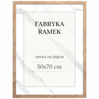 Ramka 50x70 ramki na zdjęcia B2 brąz rama oprawa fotograficzna, dekoracja ścienna, na jedną fotografię, beżowa