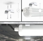 Lampa Sufitowa LED Do Garażu 60W 120cm 6600lm Warsztatu Oprawa Hermetyczna warsztatowa 120 cm znamionowa biały z 99 816