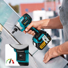 688Nm bezszczotkowa zakrętarka udarowa 1/4 ''wkrętarka elektryczna 2x3Ah akumulator klucz do śrub M8, 21 V, 7200 obr/min