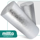 Ekran Zagrzejnikowy Mata Aluminiowa 15m Pianka Termoizolacyjna Izolacyjn GO 500 mm srebrny