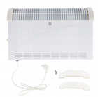 Grzejnik elektryczny 2000W ENERGOOSZCZĘDNY TERMOSTAT biały konwektorowy 325 mm 550 mm grzewcza