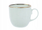 Bogucice kubek 500 ml Rustic Snow duży kubas kawy herbaty Alumina porcelanowy, biały, do mycia w zmywarce