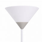 LAMPA PODŁOGOWA STOJĄCA DO SALONU DO CZYTANIA 170CM E27 BIAŁA + 2 ŻARÓWKI biały
