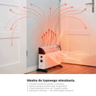 GRZEJNIK ELEKTRYCZNY ENERGOOSZCZĘDNY KONWEKTOROWY FARELKA TERMOSTAT 2000W 135 mm 400 mm grzewcza biały