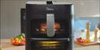 Midea AIR fryer 11l 2000W frytkownica beztłuszczowa duża mocna 2 kosze wifi czarny