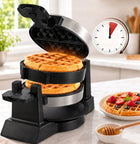 Gofrownica 1400W obrotowa podwójna WM2050 2 gofry belgijskie 180° mocna nominalna