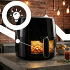 Frytkownica beztłuszczowa AIR fryer 3,2l piekarnik 1200W 10 trybów airfryer 1200 w czarny