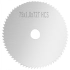 ZESTAW TARCZE DO SZLIFIERKI 75 MM CIĘCIA METALU DREWNA BETONU LISTKOWA 75MM kamień, cegła, aluminium, INOX, otwór 10