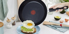 Patelnia do smażenia Simplicity Non-Stick 24cm na gaz okrągłe naczynie kuchenne, kuchenka ceramiczna i elektryczna