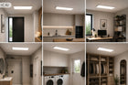 Panel LED Natynkowy Sufitowy Lampa 30W Plafon 60 x 30cm Biały 3300lm oprawa do biura i domu, kwadratowa, zintegrowane