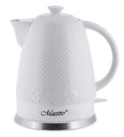 Duży Czajnik ceramiczny elektryczny Maestro MR-073 1500 w 1,5 L biały 1.5 l 1200 w ceramika