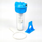 Filtr Do Wody Wstępny Korpus 3/4 Cal + Klucz + Uchwyt + 4x wkład 10" filtr zestaw 0 l