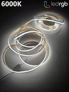 Taśma LED COB neon 5m RGB CCT biały ciepły neutralny zimny 2700-6500K 840/m pasek świetlny, listwa świetlna, do wnętrz