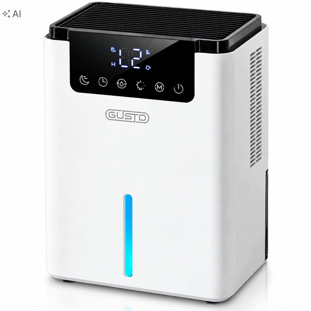 Osuszacz Powietrza Pochłaniacz Wilgoci Elektryczny 25m² 700ml 2,2l Cichy 60 w biały