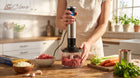 Mocny blender ręczny 1800W Claro Uno wielofunkcyjny mikser turbo 24 poziomy