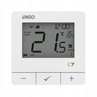 Engo regulator temperatury, programowany, bezprzewodowy, biały termostat pokojowy do sterowania ogrzewaniem